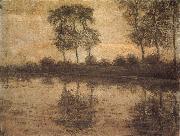 Trees at the edge of Gaiyin river Piet Mondrian